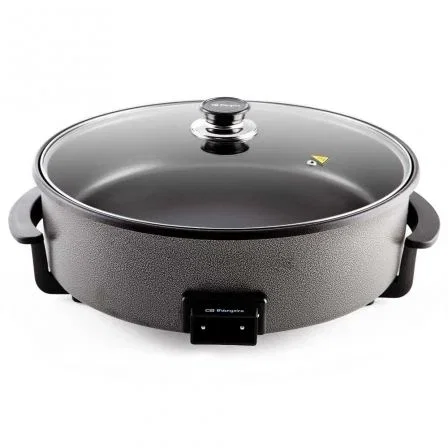 Orbegozo Olla Paellero PZ 8100 1500W F40cm Fondo 9cm Termostato Regulable Tapa Cristal Válvula Seguridad Orbegozo Olla Paellero PZ 8100 1500W F40cm Fondo 9cm Termostato Regulable Tapa Cristal Válvula Seguridad